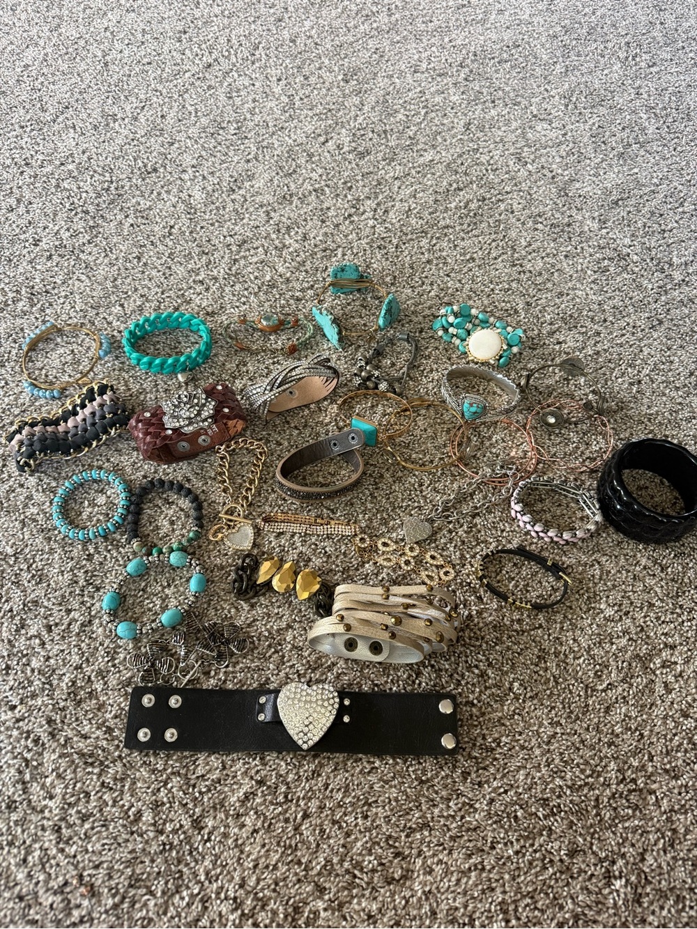 Assorted Bracelets of different brands. 30 bracelets! Great value!